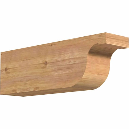Ekena Millwork Del Monte Smooth Rafter Tail, Western Red Cedar, 5 1/2"W x 8"H x 24"L RFT06X08X24DEL00SWR